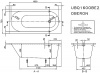 Фото акриловая ванна villeroy & boch oberon 160x75 см ubq160obe2v-01