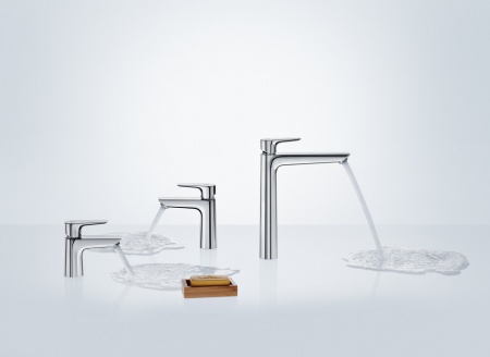 Фото смеситель для раковины hansgrohe talis select e 71716000