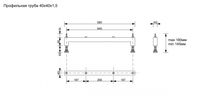 Фото ножки для ванны taliente slim 70/75/80 см kark-ve-slim-70/75/80