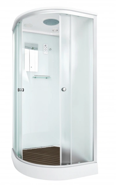 Фото душевая кабина dto 80x80 см d08sel с электрикой