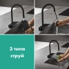 Фото смеситель для кухонной мойки hansgrohe aquno select 73831800