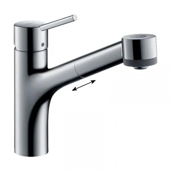 Фото смеситель для кухонной мойки hansgrohe talis 32845000