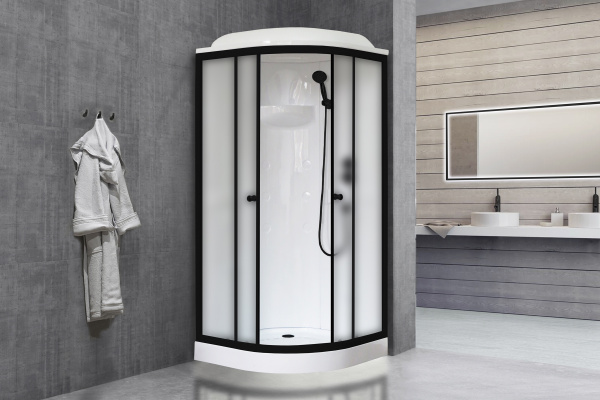 Фото душевая кабина royal bath hk rb90hk1-m-bl 90x90 см