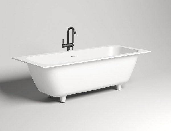 Фото ванна из искусственного камня salini orlanda axis kit 190x80 см 103311g глянцевая