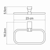 Фото полотенцедержатель wasserkraft exter k-5260
