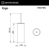 Фото ершик напольный whitecross ergo er2274bl, цвет: черный