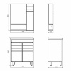 Фото тумба с раковиной comforty нарва 70 см 00-00015236