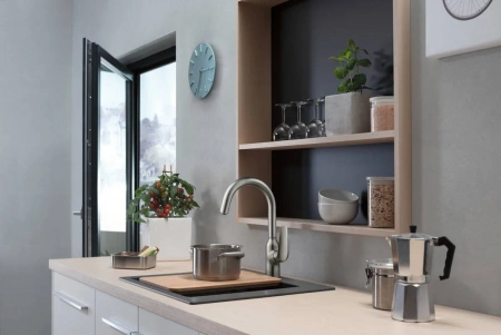 Фото смеситель для кухонной мойки hansgrohe focus 71802000