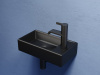 Фото раковина подвесная ceramicanova element 41.7 см, цвет: черный cn6051lmb