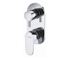 Встраиваемый смеситель для ванны и душа WasserKRAFT Dinkel 5800 5871