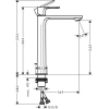 Фото смеситель для раковины hansgrohe rebris e 72591670