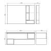 Фото тумба с раковиной comforty турин 121 см 00-00013939
