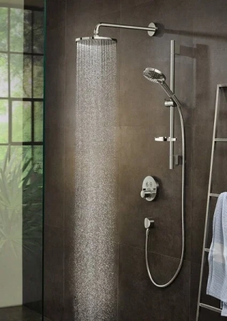 Фото термостатический смеситель для душа hansgrohe shower select s 15743670
