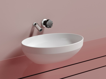 Фото раковина накладная ceramicanova element 50.2 см, цвет: белый cn6056mw