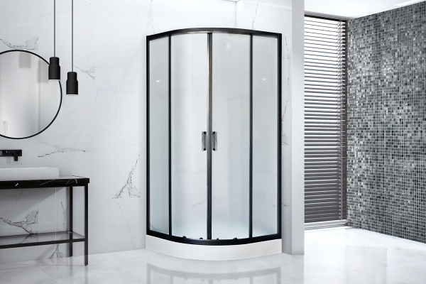 Фото душевое ограждение royal bath hk rb90hk-c-bl 90x90 см