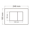 Фото подвесной унитаз с инсталляцией  abber bequem  ac1100-ac0105-ac0120mb