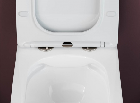 Фото унитаз подвесной, безободковый ceramicanova metric cn3007