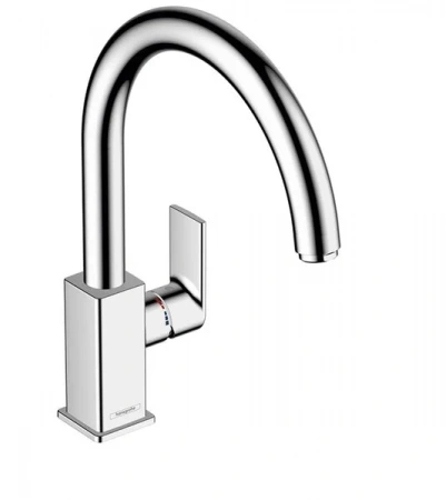 Фото смеситель для кухонной мойки hansgrohe vernis shape 71871000