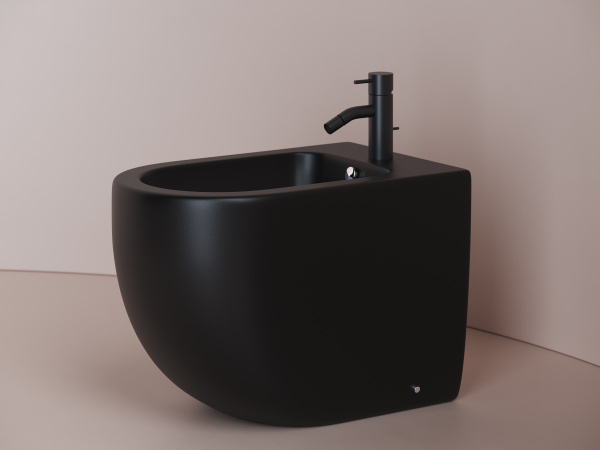 Фото биде напольное ceramicanova metropol 57 см cn4005mb