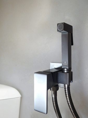 Фото встраиваемый смеситель с гигиеническим душемaltrobagno bm 060121 gm