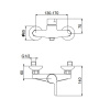 Фото смеситель для душа webert doremi dr870102560