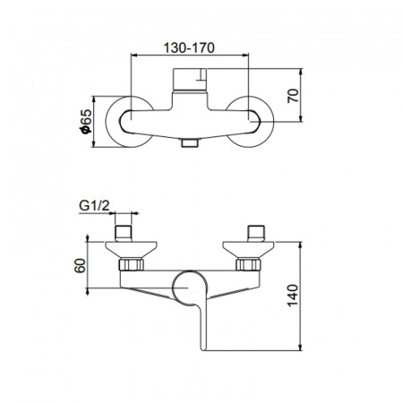Фото смеситель для душа webert doremi dr870102560