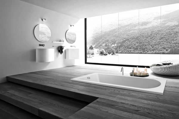 Фото акриловая ванна c-bath rea 150x70 см cbq002001