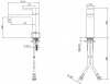 Фото смеситель для раковины cezares unika unika-lsm1-03/24-w0