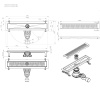 Фото душевой трап am.pm masterflow 50 см w01sc-p11-050-01sb
