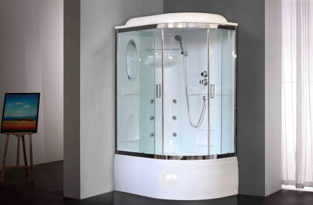 Фото душевая кабина royal bath вк rb8120bk2-t-ch-l 120x80 см