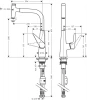 Фото смеситель для кухонной мойки hansgrohe talis select 72826000