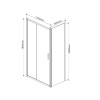 Фото душевой уголок vincea garda 110x80 см vsr-1g8011ch
