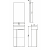 Фото тумба с раковиной comforty асти 41 см 00-00013798