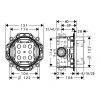 Фото смеситель для душа hansgrohe rebris 72667000s