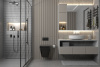 Фото унитаз с инсталляцией abber rechteck ac1201mb-ac0105-ac0121mch
