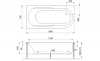 Фото акриловая ванна royal bath azur rb614200l 138x79 см