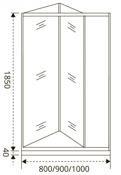 Фото душевая дверь good door infinity sd-80-c-ch 80 см ин00049