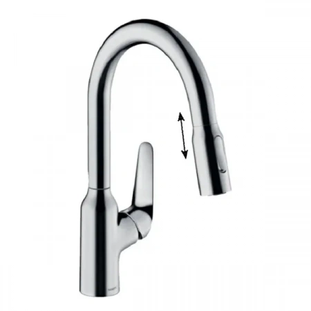 Фото смеситель для кухонной мойки hansgrohe focus 71821000