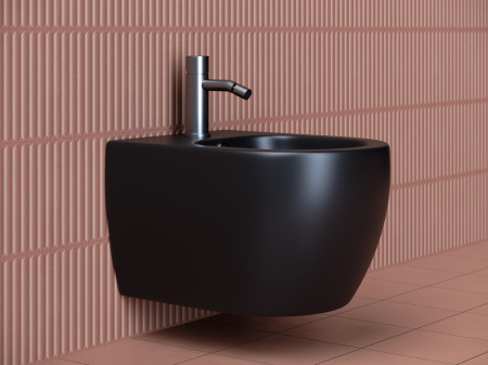 Фото биде подвесное ceramicanova play 49см cn3002mb