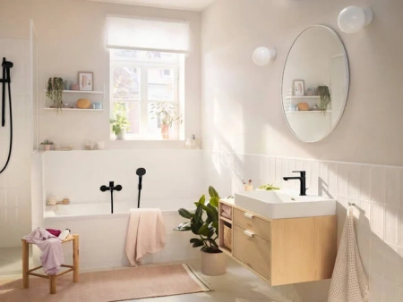 Фото смеситель для ванны hansgrohe rebris s 72443670