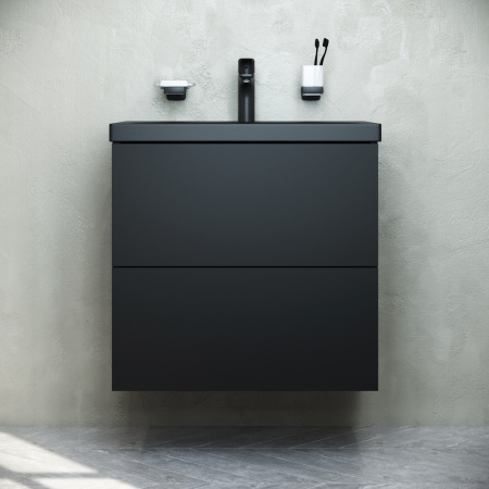 Фото тумба под раковину am.pm gem black edition 60 см m90fhx06022bm