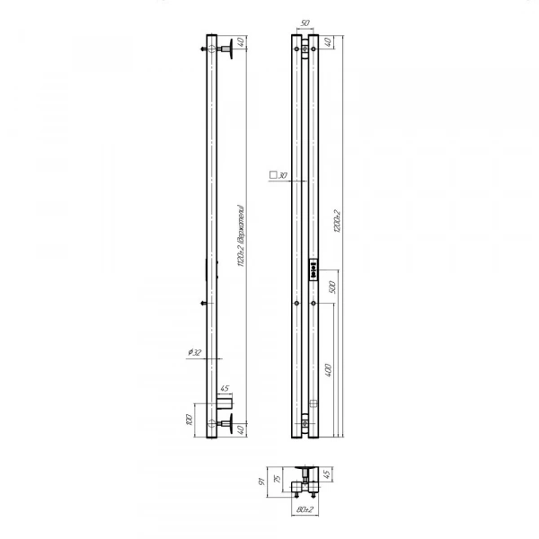 Фото электрический полотенцесушитель indigo style 2 pro 120/8 lspre120-8gfmrt