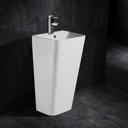 Фото раковина напольная azario fretta square 44 см az-302