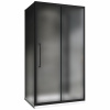 Душевое ограждение Abber Schwarzer Diamant 100 см AG30100BMH-S80BM-S80BM