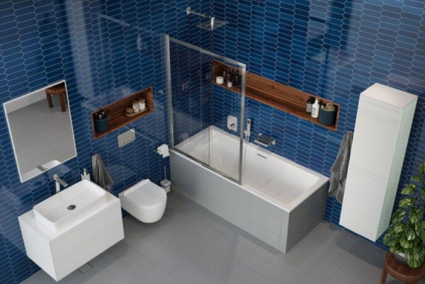 Фото акриловая ванна excellent heaven slim 180x80 см waex.hev18whs