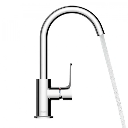 Фото смеситель для раковины hansgrohe rebris s 72536000