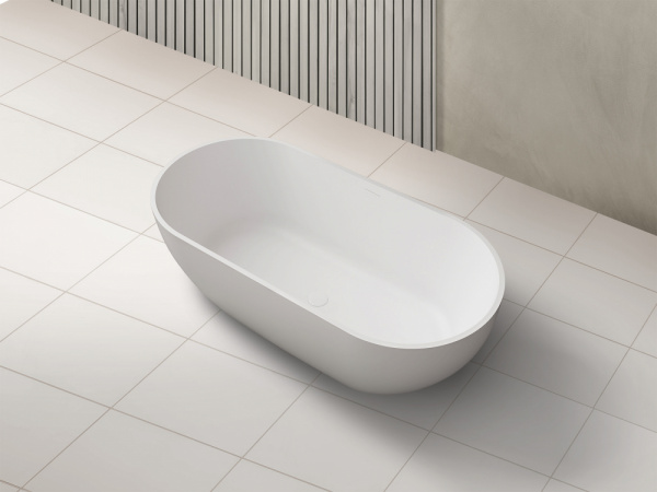 Фото ванна из искусственного камня abber stein as9613-1.7 170x75 см