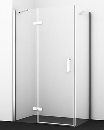 Фото душевое ограждение wasserkraft aller 120x100 см 10h10white l/r