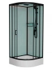 Душевая кабина Frank F409/1 М Black 90x90 см 20062
