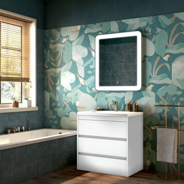 Фото тумба под раковину art&max family 75 см family-750-3c-pia-bl